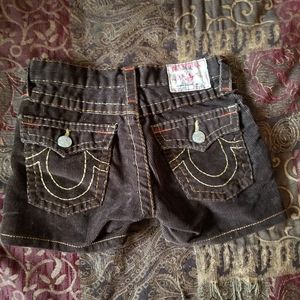 True Religion girls shorts
